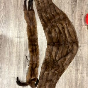 Real fur wrap x 2